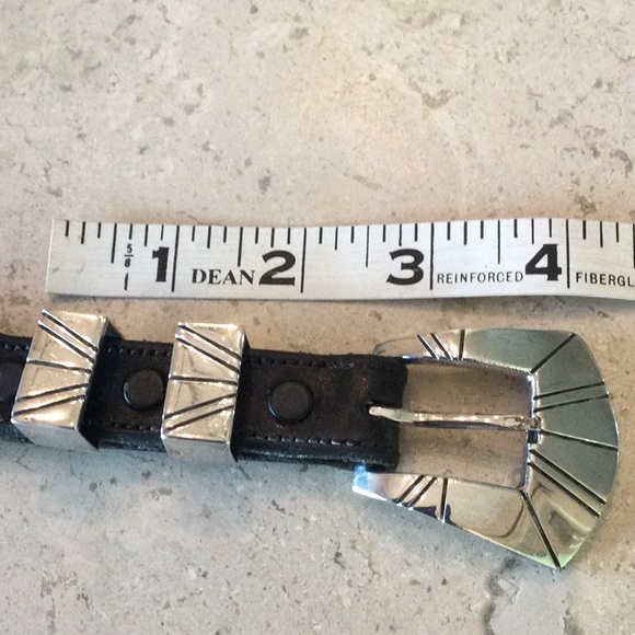 Ron Henry Sterling Silver Ranger Belt Buckle set main image 14